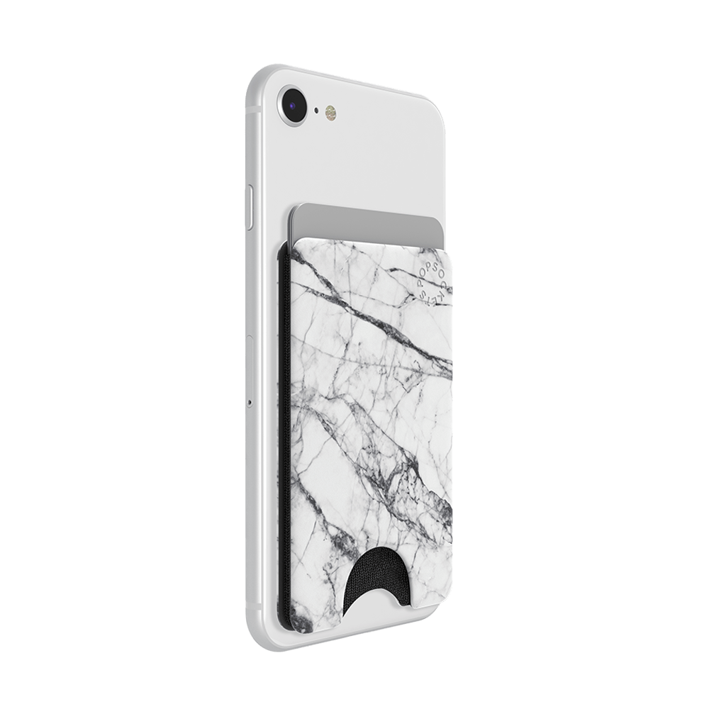 POPWALLET WHITE MARBLE, portofel de telefon PopSockets® original