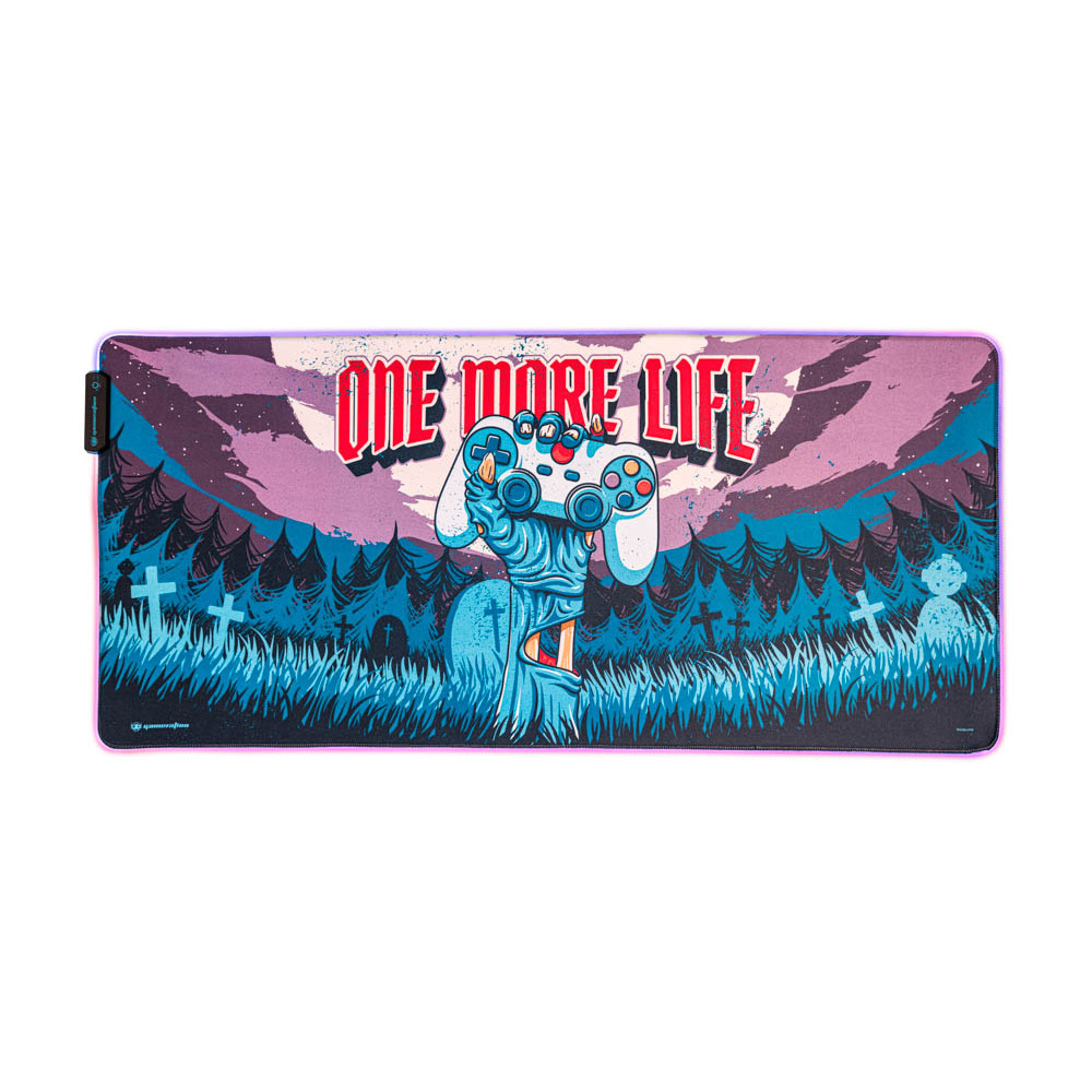 Mousepad Gamer on more Life cu LED