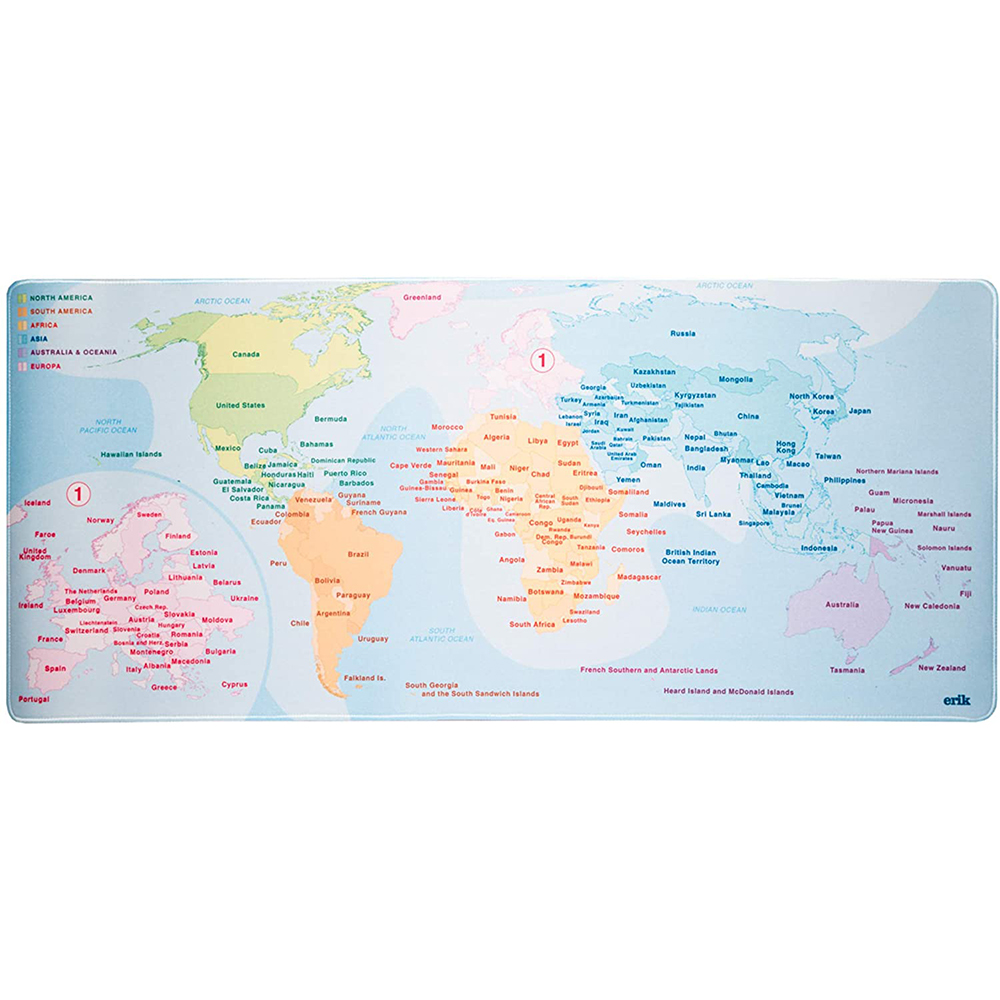 Mousepad World Map